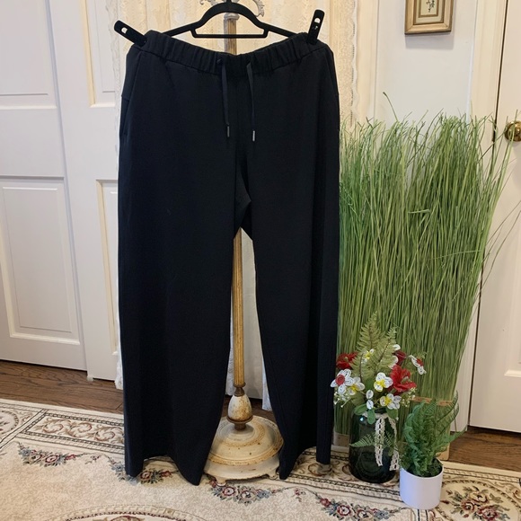 lululemon athletica Pants - Lululemon black wide leg pants